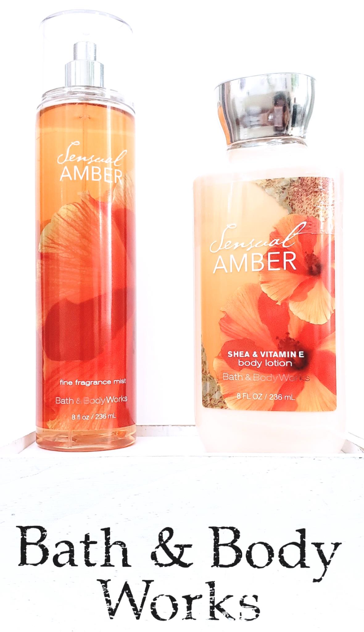 New Bath and Body Works ~Sensual Amber~ Fine Fragrance Body Mist 8 fl oz