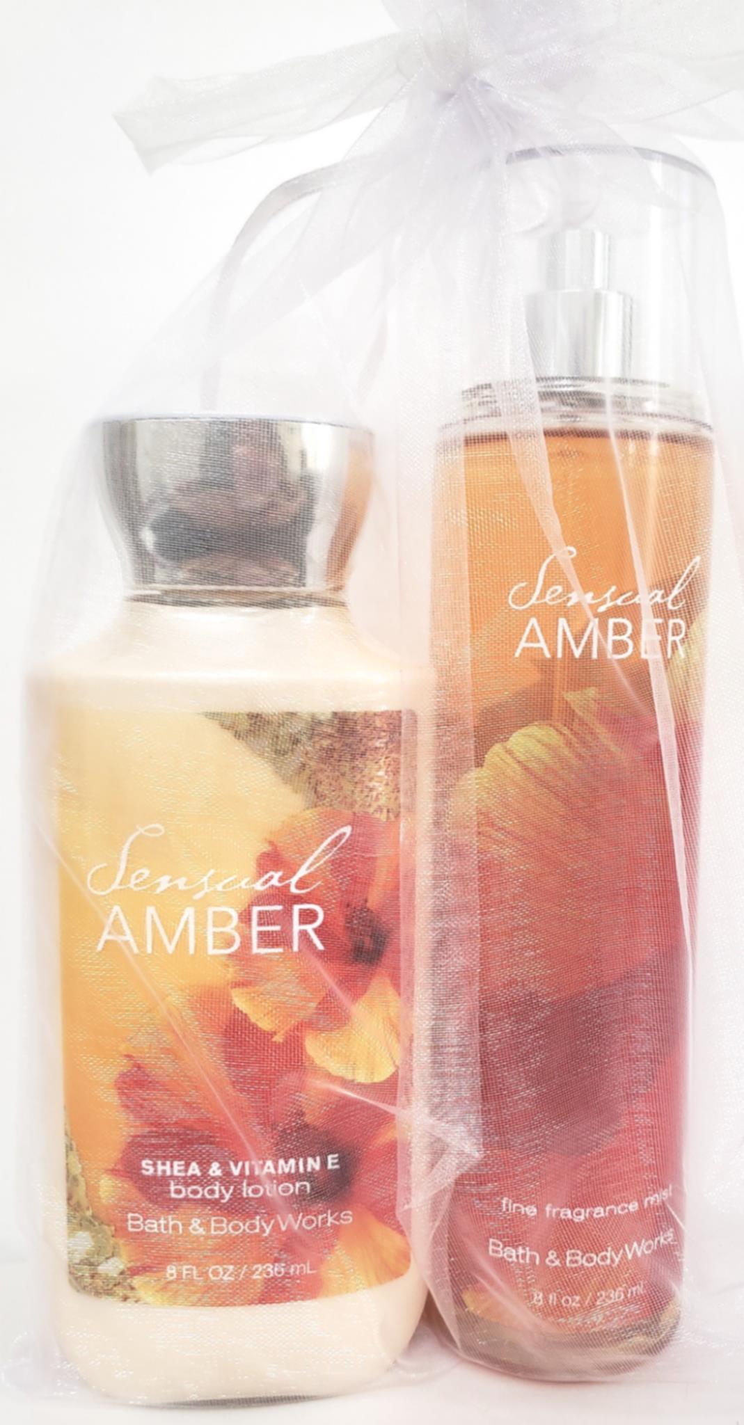 Bath & Body Works Sensual Amber Body Shower Gel (Pack of 2)