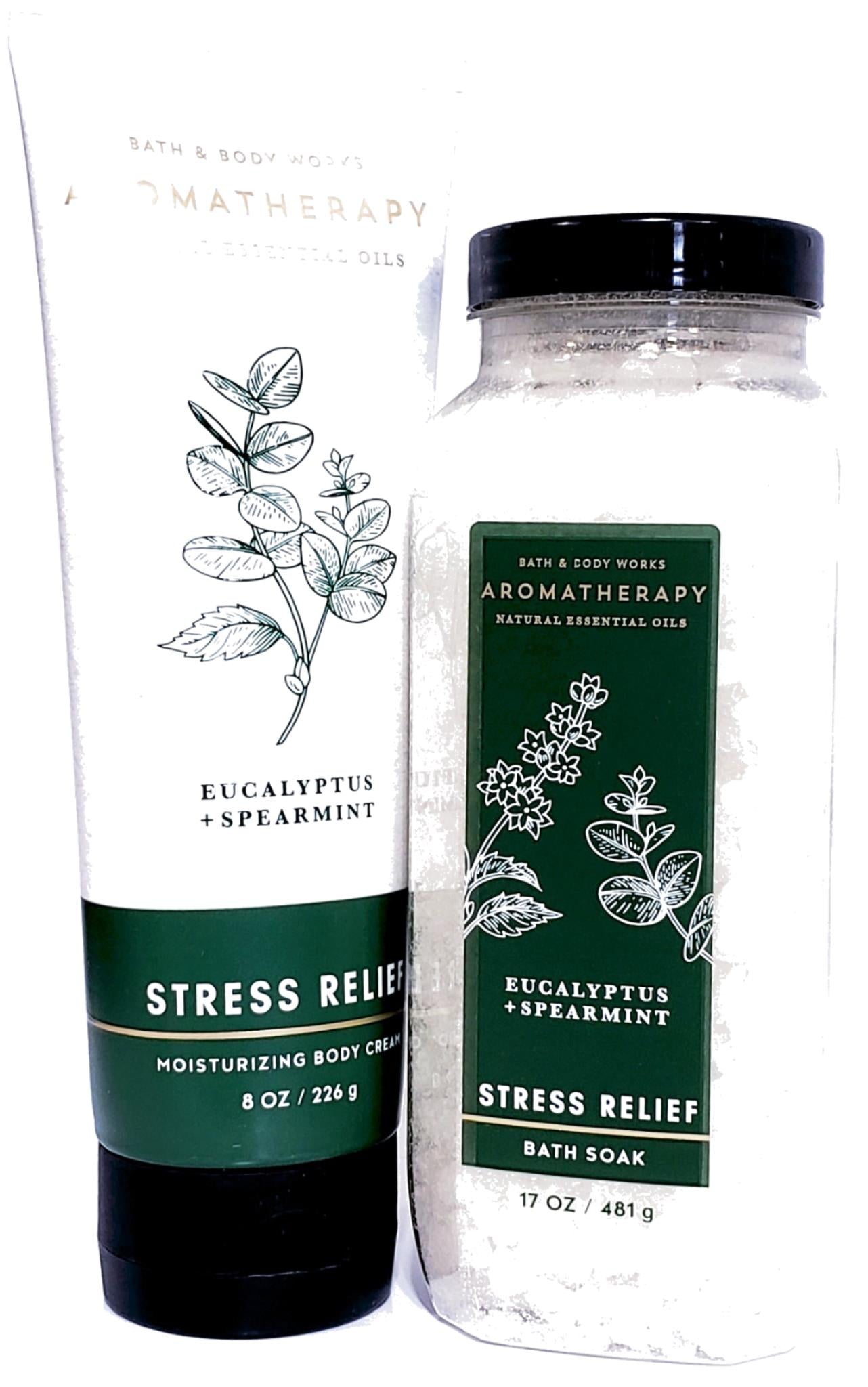 Bath  Body Works Stress Relief Eucalyptus Mint Aromatherapy Bath Soak –  Spavacandles